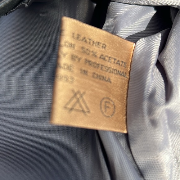 NWT REM Garson Gray Leather women’s top.soft, supple and gorgeous. - Picture 7 of 11